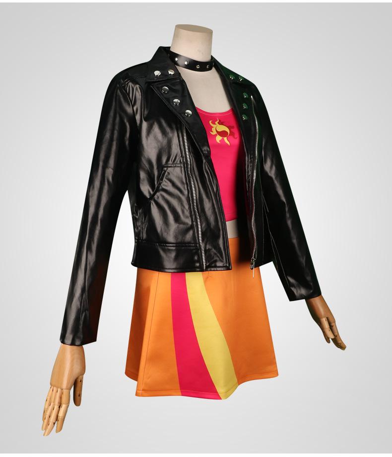 Fantasia Cosplay My Little Pony Sunset Shimmer - Menina de Ponyville Roupa de Palco Anime (Estilo Europeu e Americano)