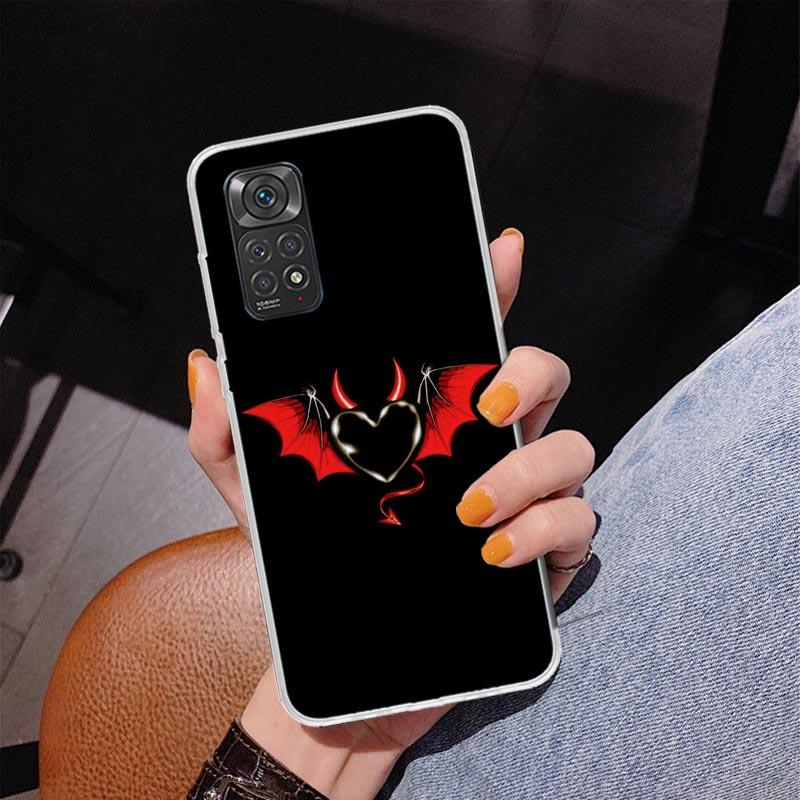 Gotische Vampir Scharlachrote Kunst Handyhülle Für Xiaomi Redmi Note 15 14 13 12S 12 11 Pro Plus 14S 11S 11E 10 10S 11T 5G Personalisierte C