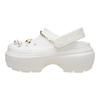 Crocs EVA Fashionable Comfortable Versatile Clogs Women Footwear White 210271-0WV