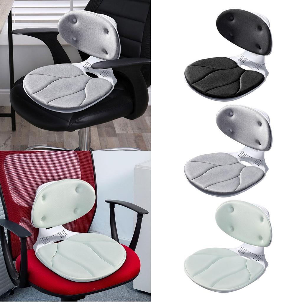 Ergonomic Back Support Chair Portable Lumbar Posture Corrector Black