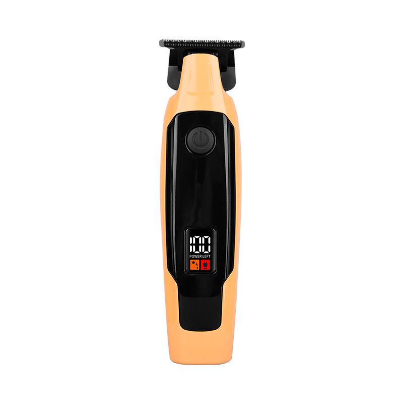 

Professional Smart Electric Hair Clipper and Trimmer with Digital Display for Salon and Home Use жовтий