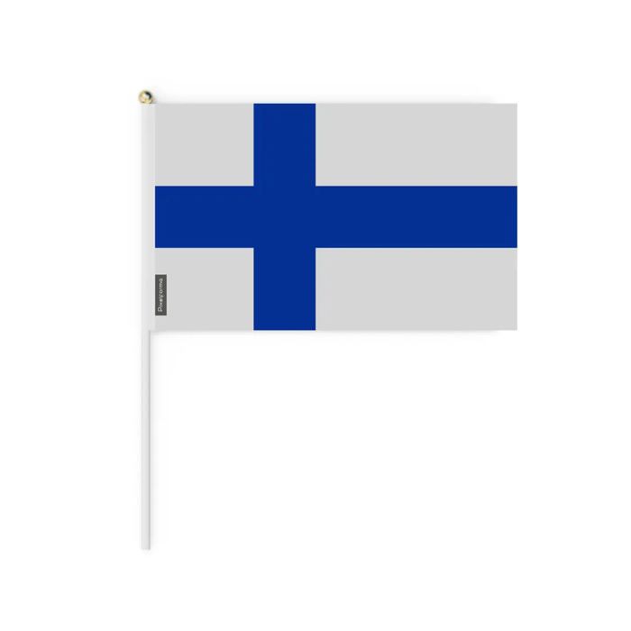 Drapeau - Finlande - Mini Drapeau 30x45 Cm - Polyester Résistant - Léger Et Robuste - Impression Recto/verso
