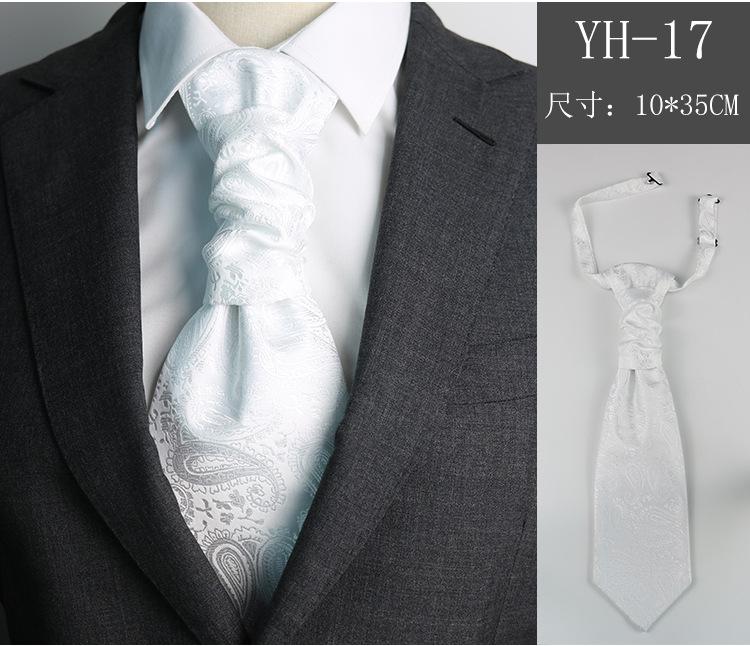 Men'S Tie, Wedding Groom Dinner Meeting Suit Gentleman'S Dress British Burgundy Silk Hong Kong Knot