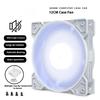 120mm PC Case Fan Cooler Adjustable De-vibration Rubber Led Computer Cooling Fan 12V Mute Ventilador PC Computer Cool Fan