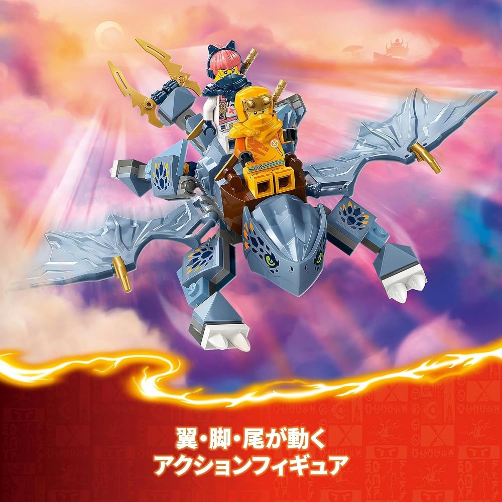 LEGO Ninjago Dragon Toy Building Blocks for Kids Ages 6-9 Educational Gift for Boys and Girls 71810