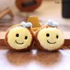 1Pcs Stuffed Doll Keychain Cartoon Bean Bear Plush Toy Lovely Bear Pendant Plush Doll Couple Bag Charms