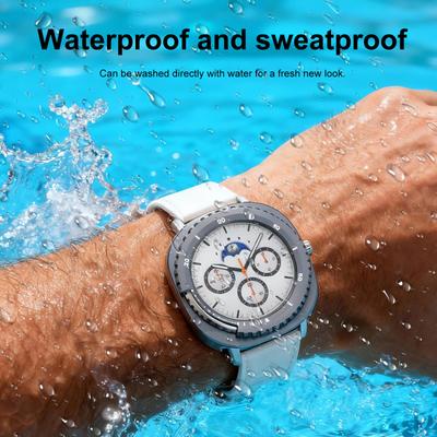 For Galaxy Watch8 Classic 46mm Smartwatch Metal Case Wear Resist Watch Protective Shell Metal Cover Protector Gift for Friends