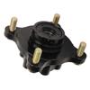 17mm Front Hub Flange Rustproof High Hardness Front Wheel Hub Flange with 4 M10 Bolts For 110cc 150cc 250cc Go Kart