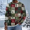 Men's Christmas Hoodless Neck Pullover Sweatshirt, for Him