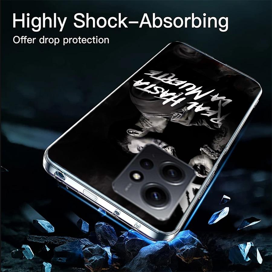 Rapper A-Anuel AA Real Phone Case For Redmi 12 13C 12C 15C 9 10 10C Note 13 Pro Plus 14 15 Pro 9T 9C 9A TPU Soft Cover Clear Cel