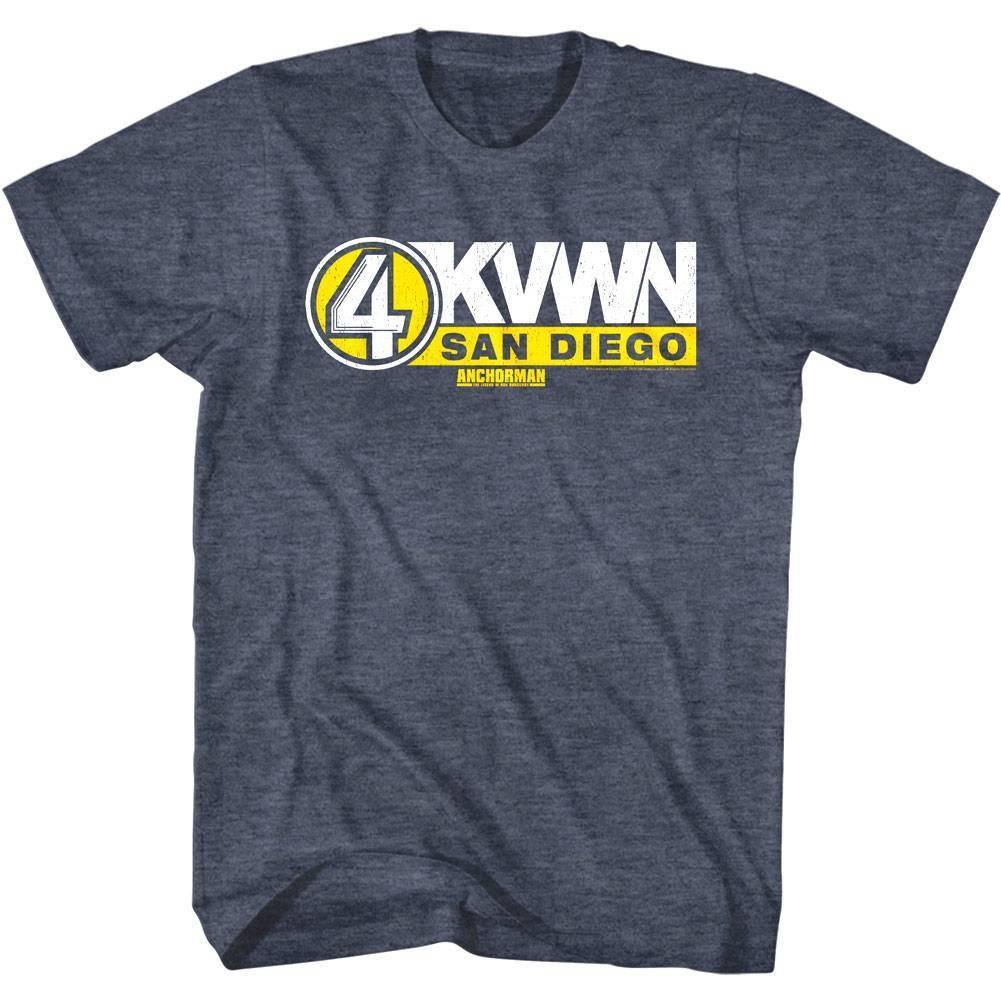 Anchorman Channel 4 KVWN San Diego Men T Shirt XXL