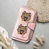 Tiger Printed Fashion Long Wallet Large Capacity Casual PU Purse for Daily Use