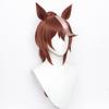 NoryNick Tokai Teio Cosplay Wig with Wig Ears and Tail Net,