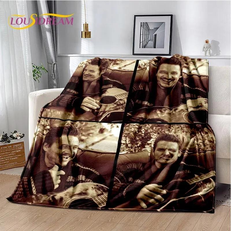 Pedro Pascal Funny Printing 29 Style Blanket,Soft Throw Blanket for Home Bedroom Bed Sofa Picnic Travel Office Cover Gifts Kids
