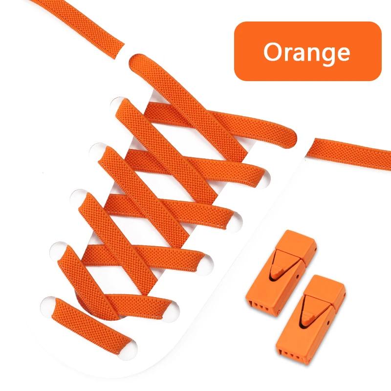 Colorful Lock Elastic Laces Sneakers Shoelaces Without Ties Tennis No Tie Shoe Laces Kids Adult Wide Shoelace Shoe Accessories