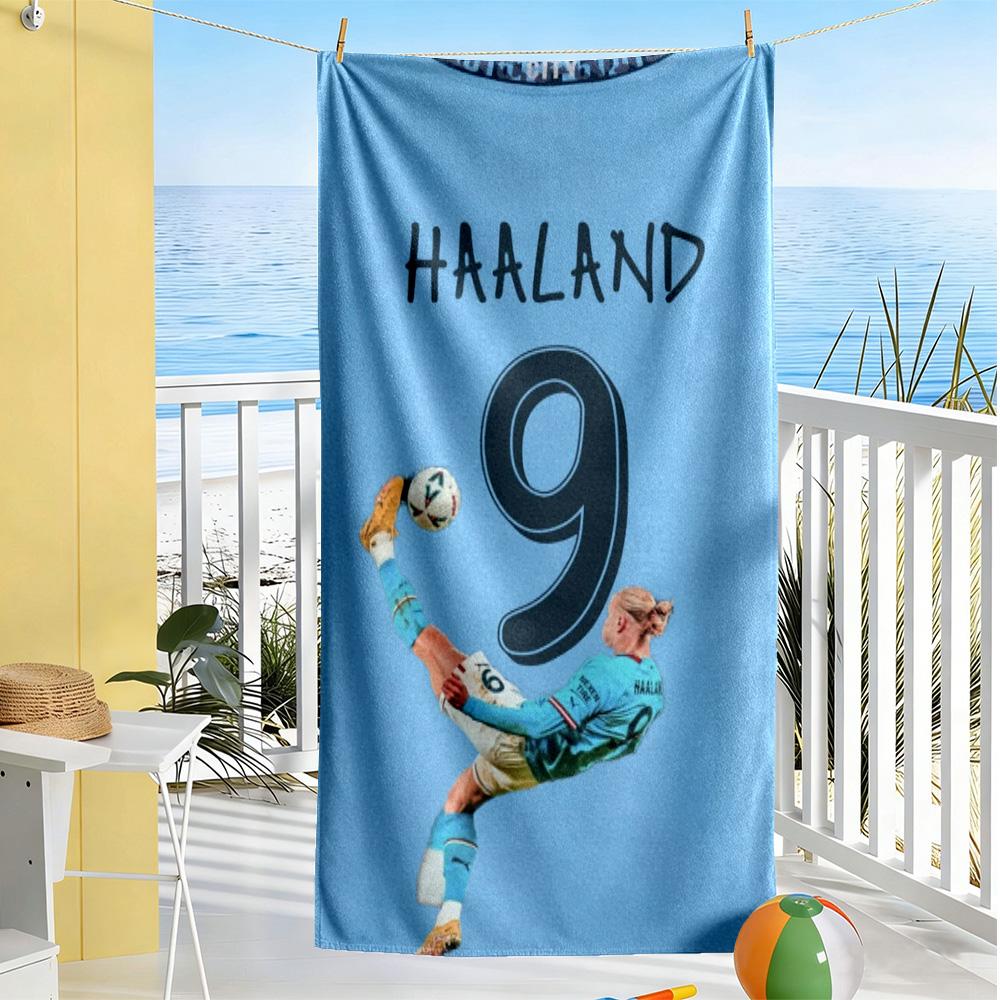 Haaland Beach Towel Quick-Dry Soft Microfiber Comfortable Lightweight