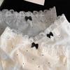 3Pcs Dot Lace Bowknot Panties Sweet Underwear for Women Lingerie Seamless Briefs  Girl