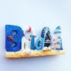 Bulgaria Blu souvenir da viaggio dipinto a mano regalo artigianale collezione di magneti per il frigorifero decorazione della cucina di casa