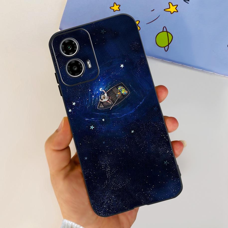 For Motorola Moto G24 Power Case 2024 New Fashion Flower Silicone Soft Back Cover For Moto G24 G34 Phone Case MotoG24 G 24 Coque