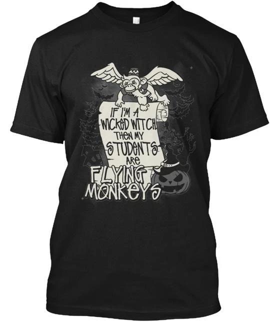 

Футболка Хэллоуин для учителя Летающие Обезьяны TTshirt Сделано в США Размеры от S до 5XL 4XL