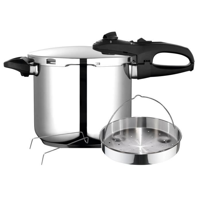 Autocuiseur 7,5 litres, induction, acier inoxydable 18/10, 2 niveaux de pression FAGOR DUO 8 Argent 802820