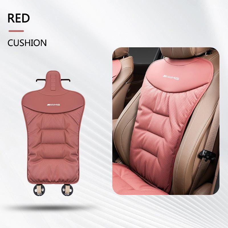SUG2 New Car Seat Soft Velvet Cushion Non-Slip Protector Breathable Pad Backrest For Mercedes Benz B/C/E/S Class A Class C200L GLC