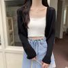 Women Knitted Long Sleeves Cardigan Tops High Waist Sun Protection Shawl