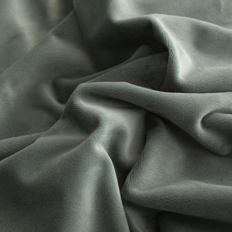 Mei Yun Ge High Weight Dove Velvet Double Splicing Warm Rolling Edge Craftsmanship Color blocked Single Duvet Cover