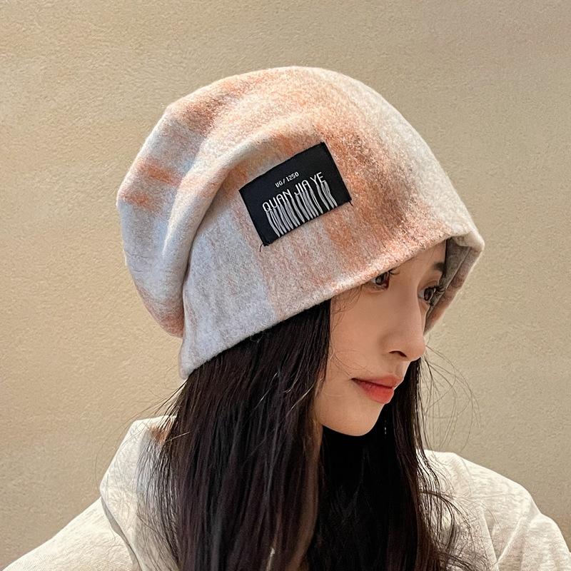 

Весенне-осенние шерстяные толстые теплые шапки