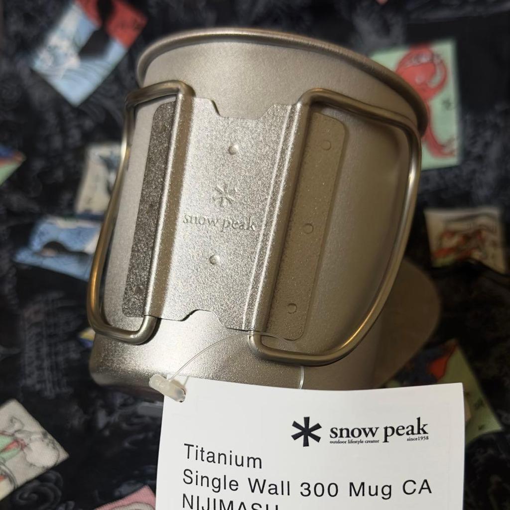Snow Peak 300 Titanium Single Mug Hokkaido Kitahiroshima Limited Design