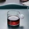 Glass small teacup with handle creative tea cup heat-resistant glass small cup