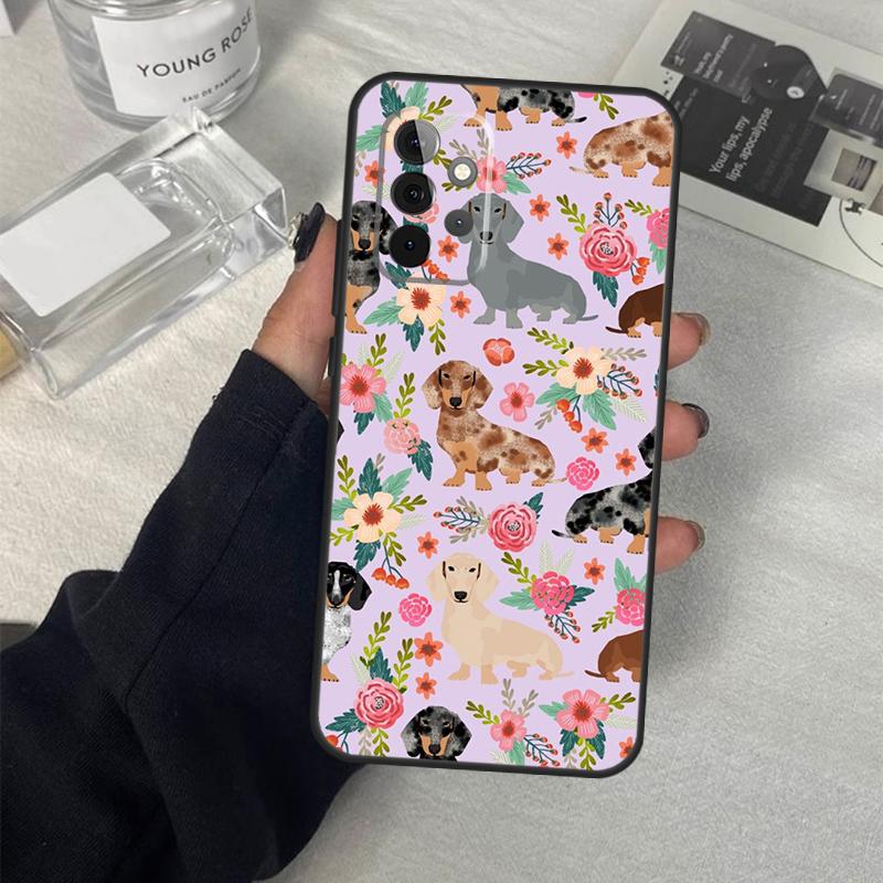 Dachshund Teckel Dackel Dog Case For Samsung Galaxy A54 A34 A14 A36 A56 A06 A13 A53 A32 A12 A22 A52 A35 A17 A16 A55 A15