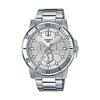 Standard Men's MTP-VD300D-7E Watch, KidsBoys' Watch, Cheap Casio, Analog, Date, Silver, Overseas Model [Used]