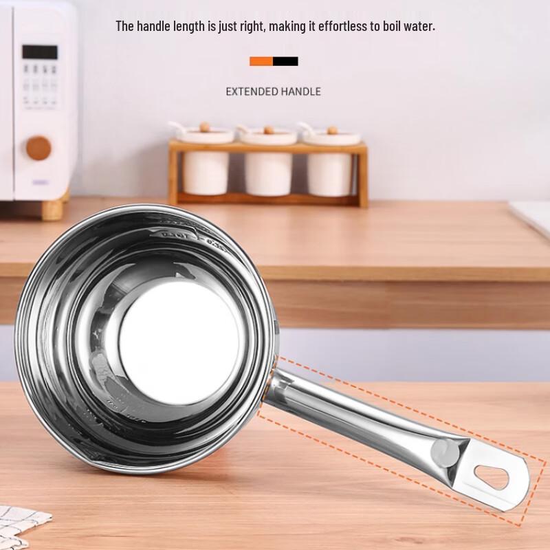 Lebensmittelechte 304 Edelstahl Wasserschöpfkelle mit Ausguss