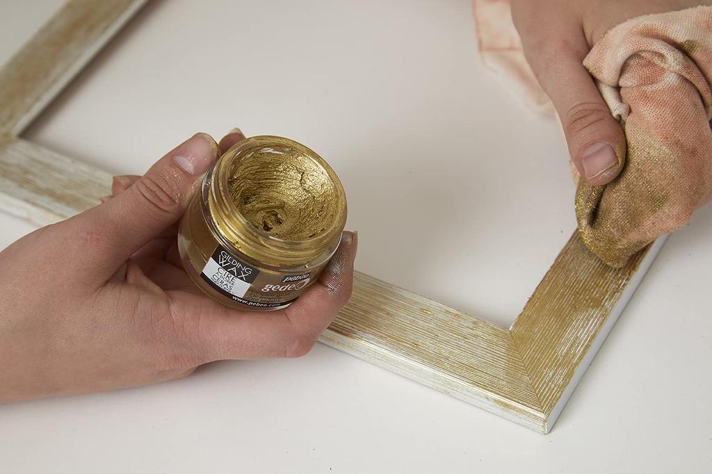 Pebeo Antique Metallic Decorative Oil-Based Gilding Wax (Paste Form) 30ml Silver 510