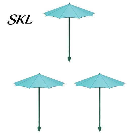 Plant Umbrella 10 Inch Diam Umbrella, Outdoor UV Protection Shade, Mini Parasol Provides Shade Patio Sunshade To ?Defend Plants from Blazing