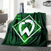 1pc Blanket - Werder Bremen LOGO Print Design,Lightweight Blanket for Sofa,Bed- Soft &Warm,Gift for All Seasons