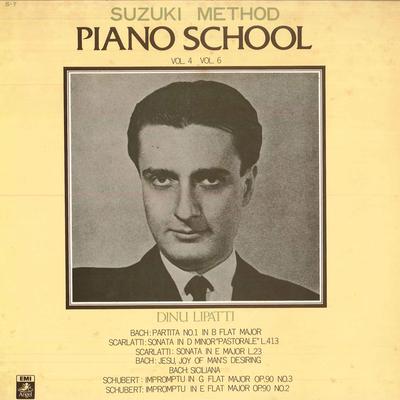 LP Record DINU LIPATTI  Suzuki Method Piano School Vol.4 Vo S7 ANGEL  Japan Classical Used