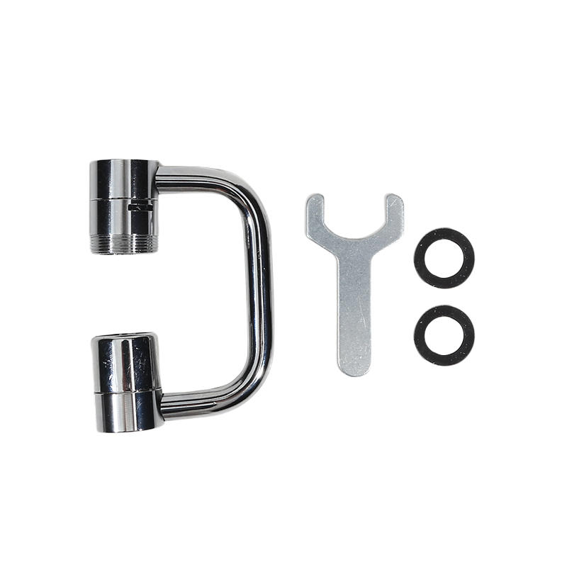 Single Gear/Double Gear Universal Swivel Faucet Extender Splash-Proof Kitchen Sink Faucet Aerator Extension with Adjustable Robotic Arm