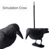 Crow Decoration Props Rugged And Durable Simple And Delicate Simulation Bait Home Decoration Crafts Simulation Crow Ornaments