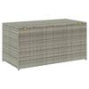 vidaXL Gartenbox Poly Rattan 100x50x50 Cm Grau