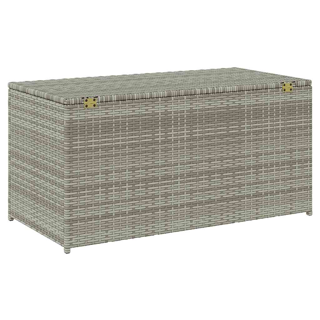 vidaXL Gartenbox Poly Rattan 100x50x50 Cm Grau