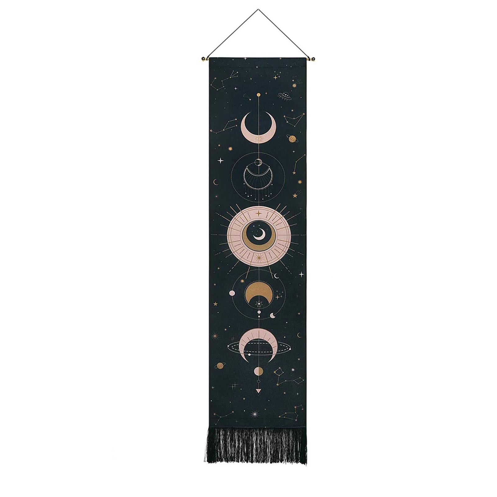

Moon Change The Moon Настенный гобелен Wall Art Современный домашний декор чёрный