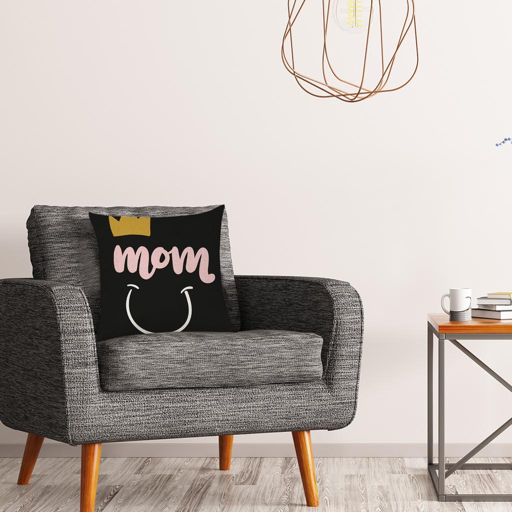 Mother's Day Linen Pillowcase Mother's Day Gift Home Decoration Ornaments