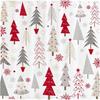 Funnytree 72"x72" Merry Christmas Winter Fashion Tree Xmas New Year Holiday Home Bathtubs Farmhouse Shower Curtain for Bathroom Decor Machine