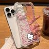Sweet Hello Kitty Shockproof Casing For Iphone 17 Pro Max 17 Air 16 15 14 13 12 Pro Max Plus 16e 13 Mini XR 5G Soft Clear Case