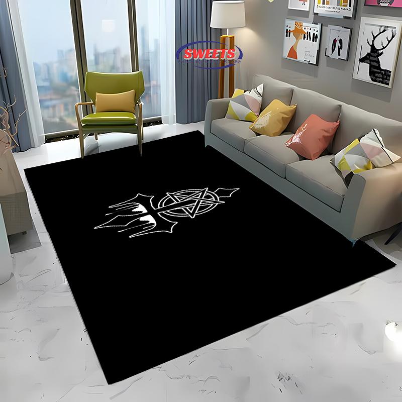 3D Mysterious Goat Pattern Carpet for Living Room Bedroom Hallway Long Strip Anti-slip Soft Area Rug Sofa Doormat Home Decor Mat