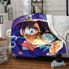 1pc Detective Conan Soft & Warm Flannel Blanket, Multi-Purpose Throw Blanket for Couch, Sofa, Office, Bed, Camping, Travel 171