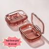 Compact Daily Pill Organizer with Sealed Compartments