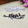 F26C Birds On Branch Metal Cutting Dies Stencil Scrapbooking DIY Album Stamp Paper